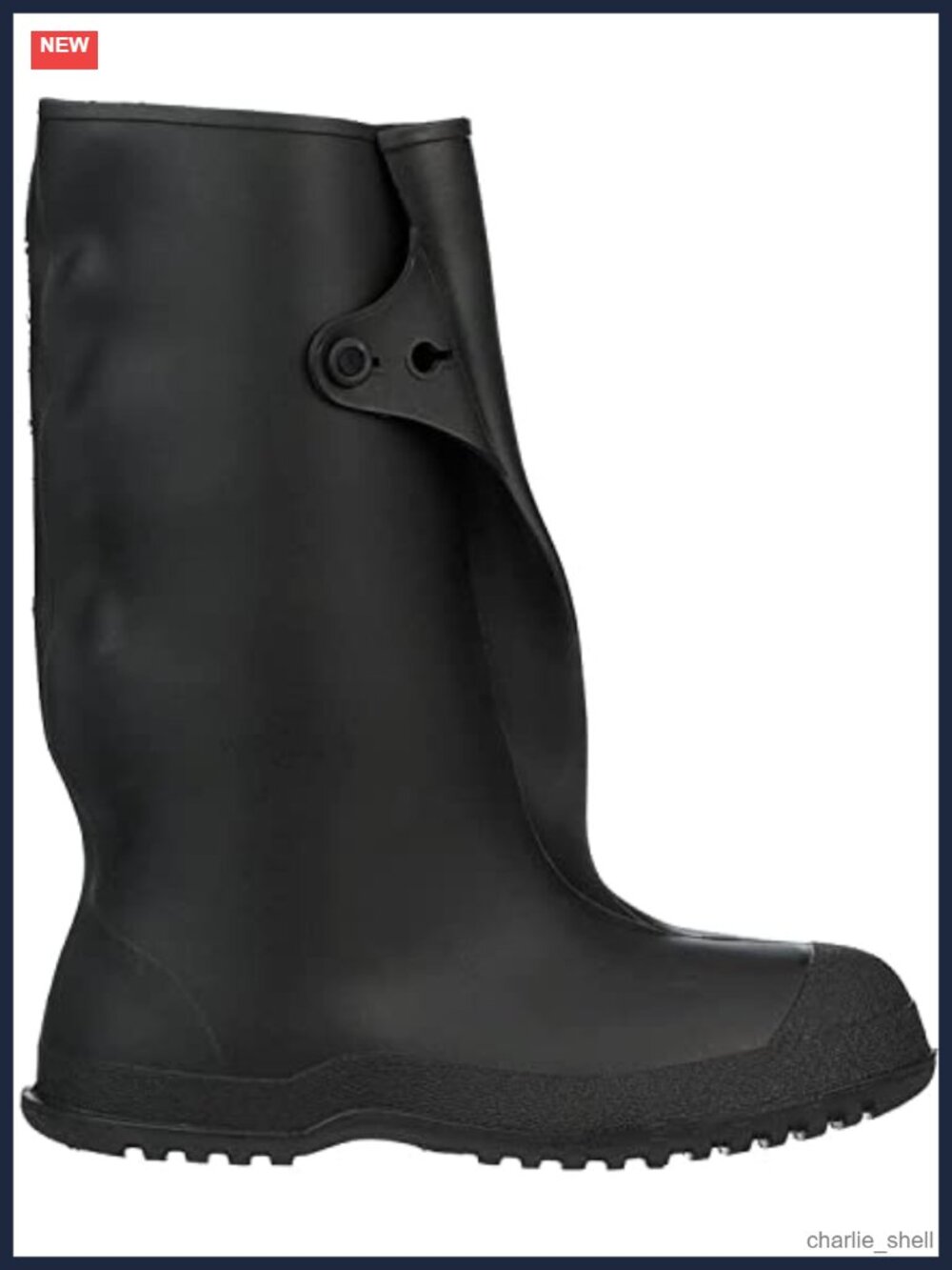 Waterproof PVC Overshoe 14-Inch Work Boot Protection